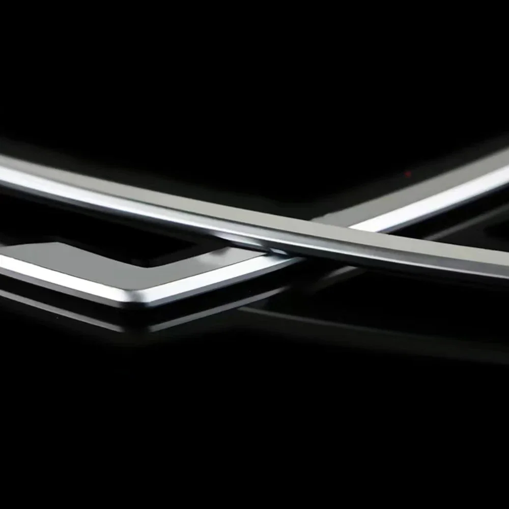 Фото Автомобильный передний твитер, накладка на полоску для BMW F10 F11 5, серия динамиков, рамка с блестками, АБС-пластик, хромированная заглушка, инструмент для украшения автомобиля №4