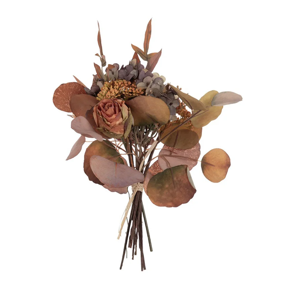 

Flower Dried Stems Fake Artificial Stem Bouquet Roses Rose Faux Vase Florallong Dry Branches Palm Stalks Tablesilk Centerpiece