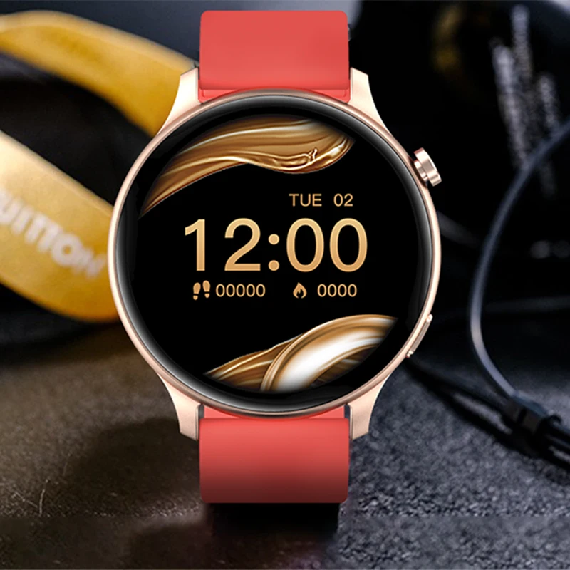 

2022 New Women Smart watch Men 1.28" Color Screen Full touch Fitness Tracker Bluetooth Call Smart Clock Ladies Smart Watch