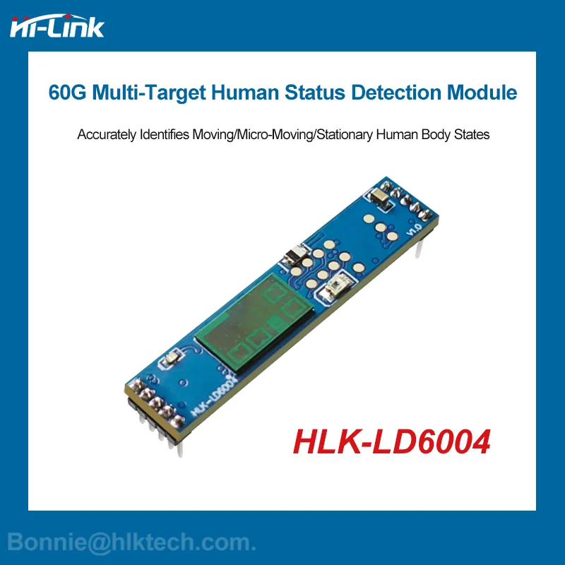 Фото Hi-link 60G Высокоточный миллиметровый радар LD6004 Многоцелевой 3D радар присутствия человека Модуль тестовой платы №2