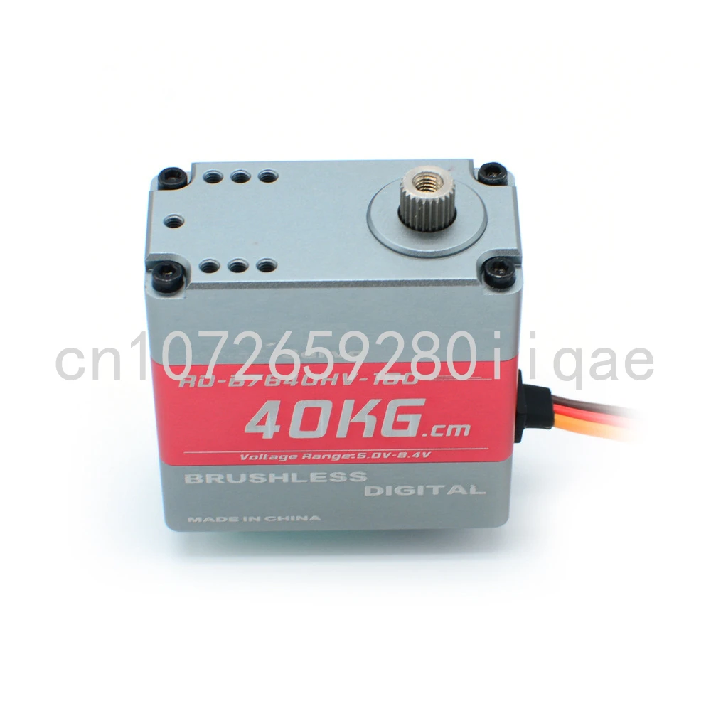 76 г 40 кг 180 градусов цельнометаллический высоковольтный бесщеточный двухосный робот-сервопривод RD-B7640HV-180