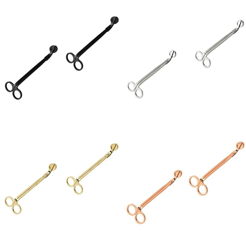 

Candle Wick Trimmer Cutter Stainless Wick Clipper Scissor For Trim Wick To Burn Equally Reduces Soot