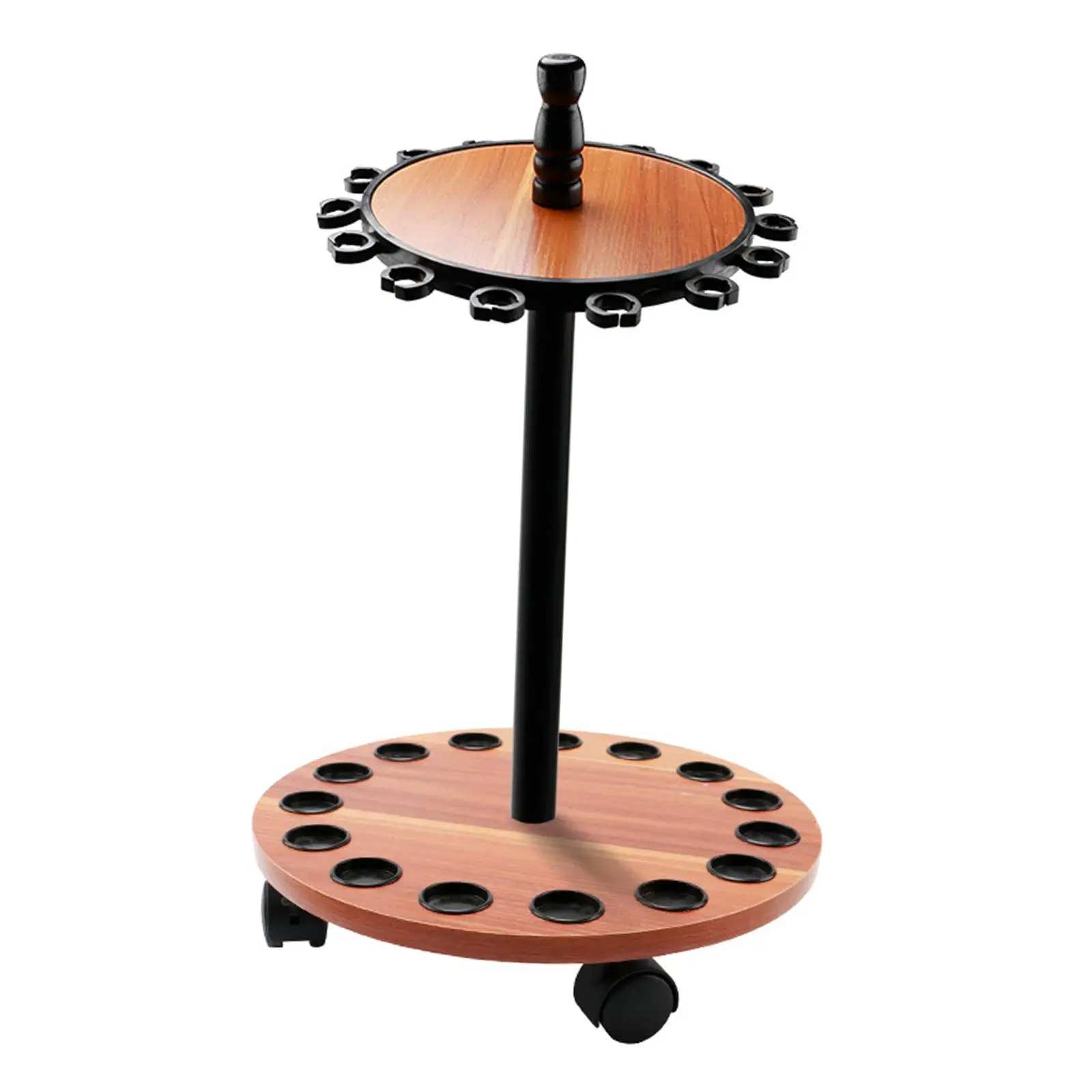 

Fishing Rod Holder Sturdy Retro Easy to Install and Remove Supplies Round 15 Fishing Rod Storage Rack for Boat Garage Fishing