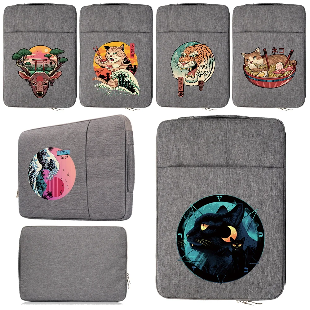 

Чехол для ноутбука, водонепроницаемый чехол для Macbook Air M1 Xiaomi Pro 10/11/12/13/14/15/15, 6 дюймов, Противоударная сумка для ноутбука, ручки