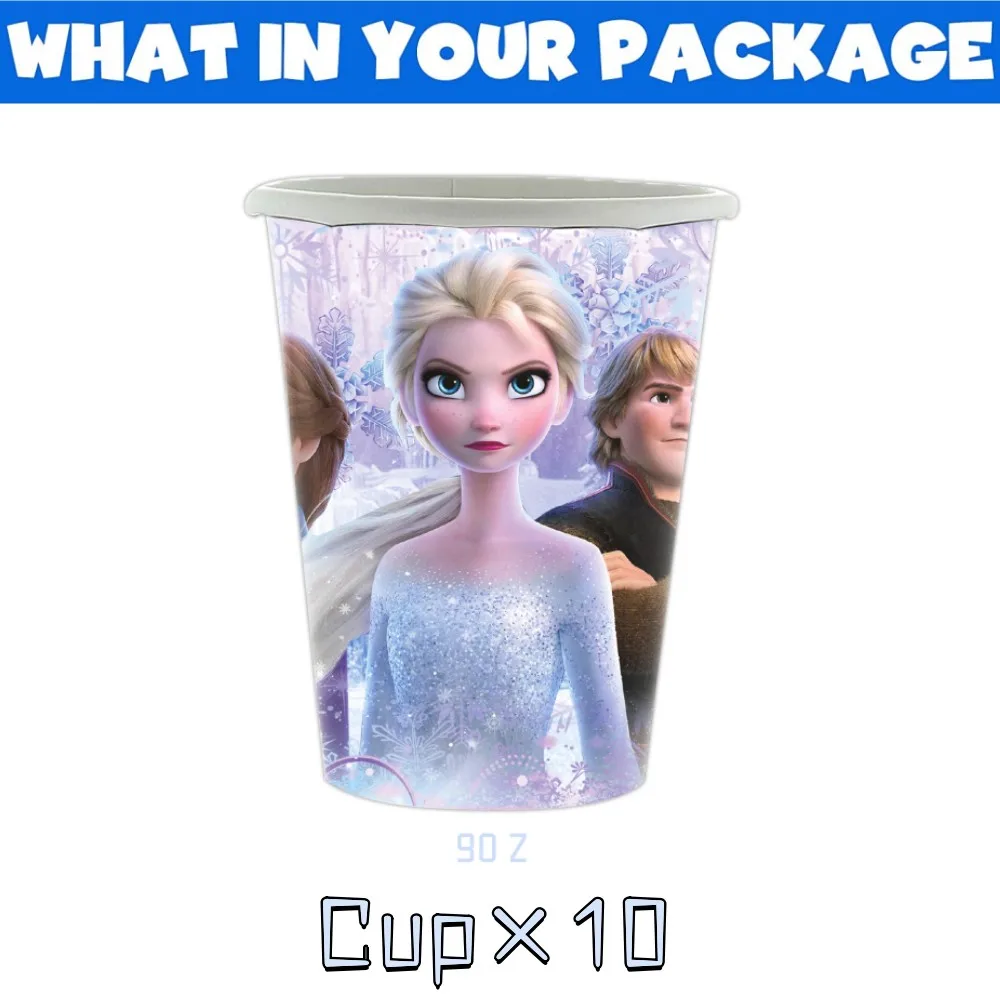 

Набор посуды для детского праздника "Холодное сердце"