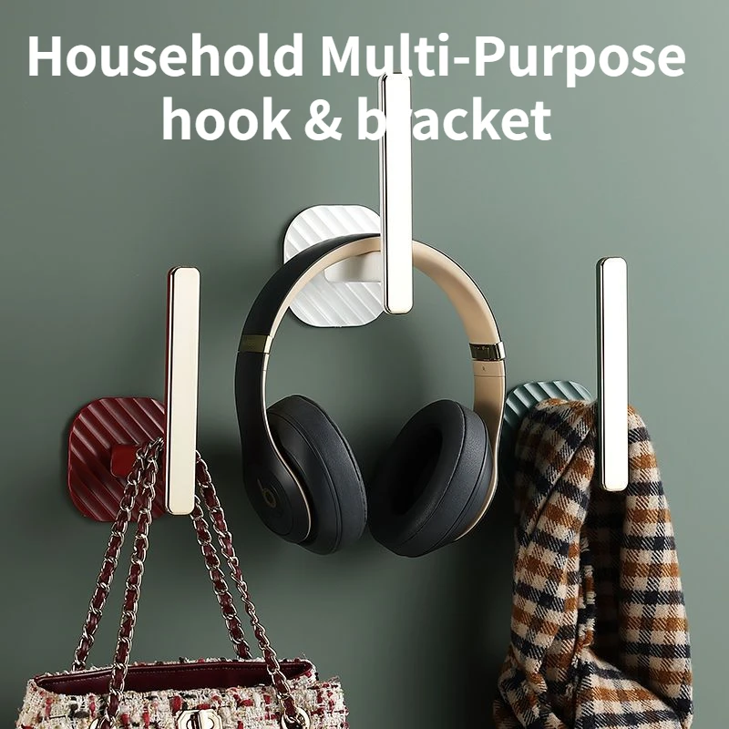 

Крючок с длинной полосой, крючок для одежды без перфорации, кухонный липкий крючок, универсальная туалетная бумага, крючок для хранения гарнитуры Bluetooth