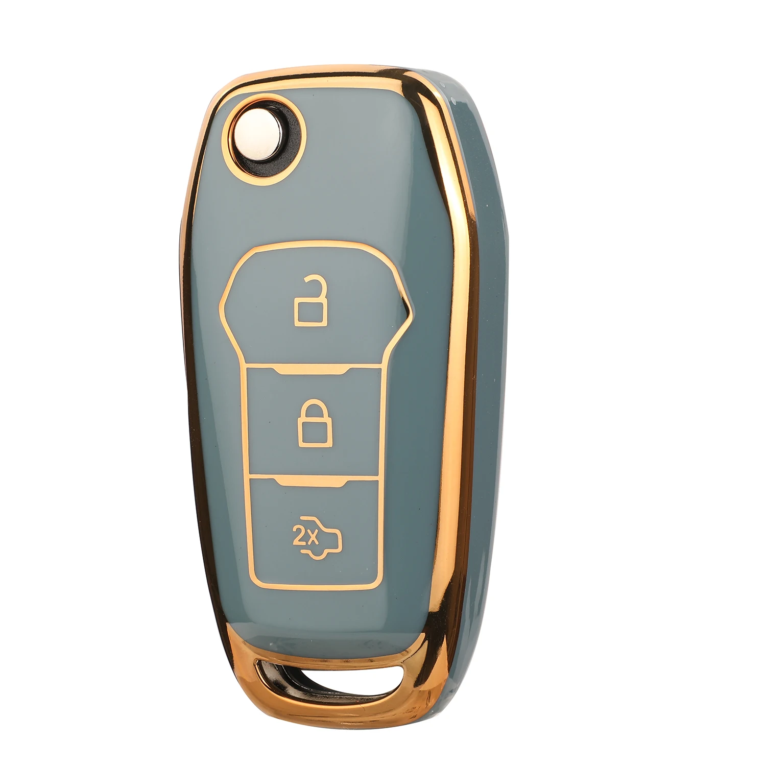 Jingyuqin Новое поступление ТПУ автомобильный брелок для автомобиля брикет Ford