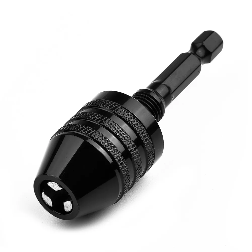 Зажимной патрон для дрели безключевой ударный адаптер шуруповерта зажим