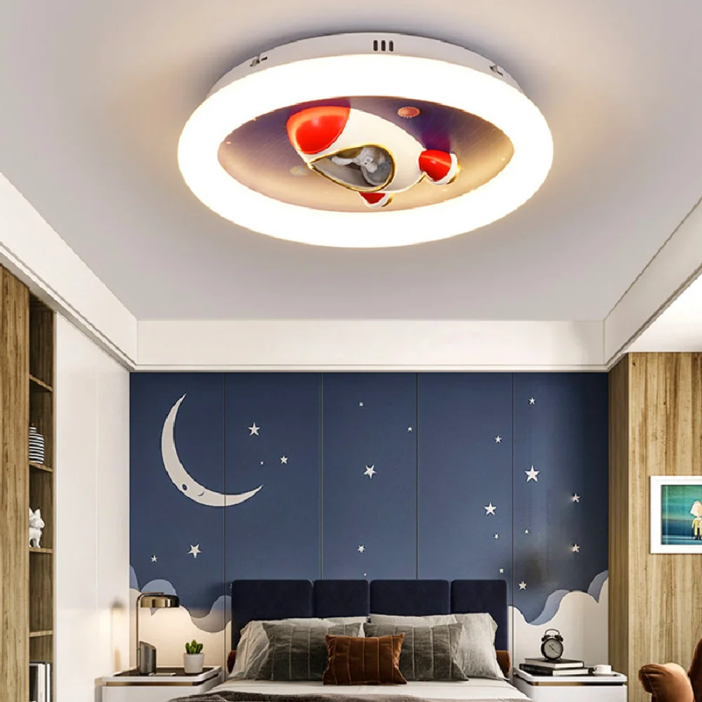 

Nordic decoration home boy bedroom decor smart led lamps Ceiling lights for living room kids study indoor lighting lamparas