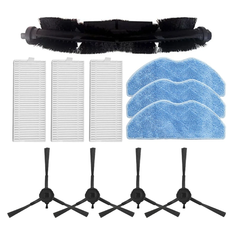 

HOT！-For 360 S8/S8 Plus Robot Vacuum Cleaner Replacement Parts Accessories Main Side Brush Hepa Filter Mop Cloth