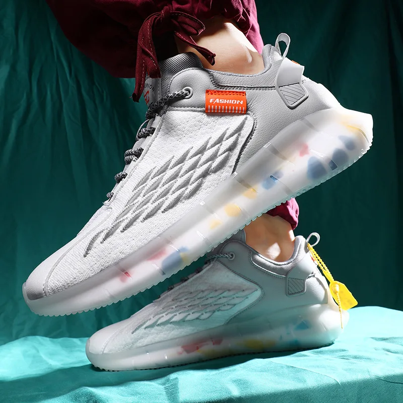 Running Shoes Men Air Cushion Outdoor Breathable Fitness Sneakers Men Lightweight Gym Trainers Casual Sport Zapatillas 2022