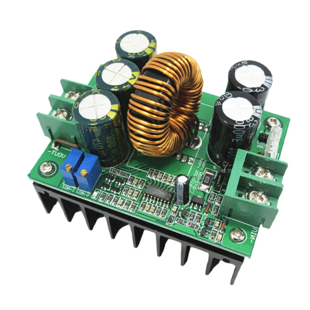 

Brand New Converter Boost Power Module 12-80V Continuously 1200W 20A DC Adjustable Boost Module (jump Cap Switch)