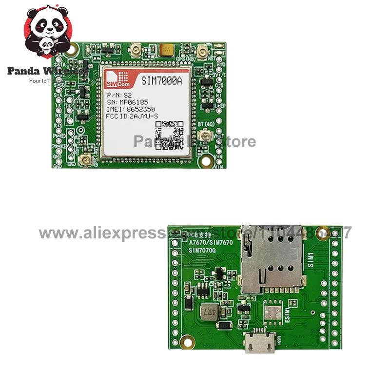 Фото SIM7000A Core BOARD LPWA+NBIOT+CATM+GSM 23PIN B1/B2/B3/B4/B5/B8/B12/B13/B17/B18/B19/B20/B25/B26/B28/B39 с GPS-антенной FPC №5