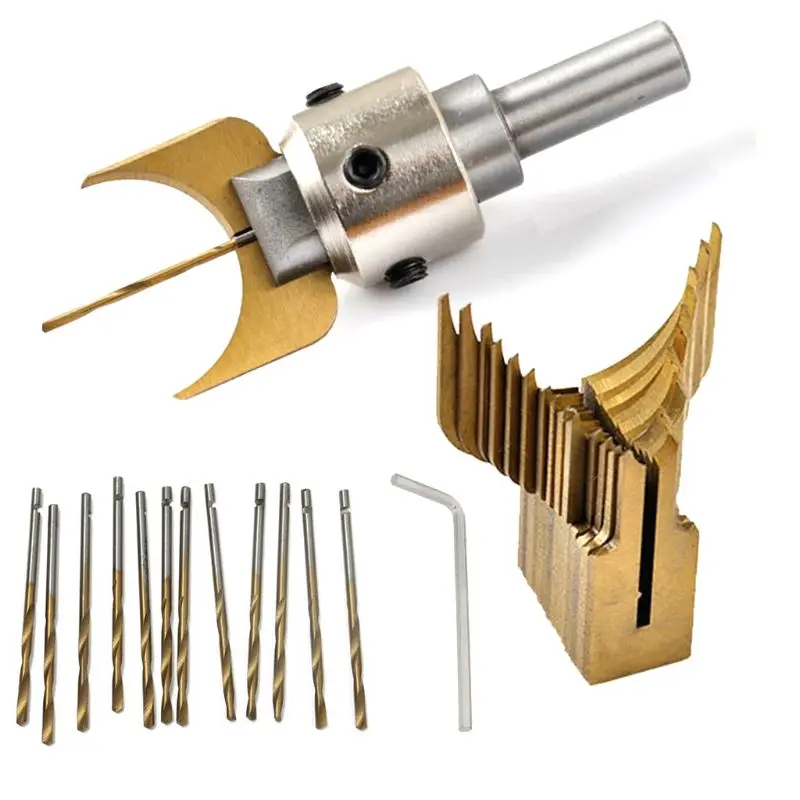 

Carbide Ball Bits Blade Woodworking Milling Cutter Molding Tool Beads Router Bit Drills Set