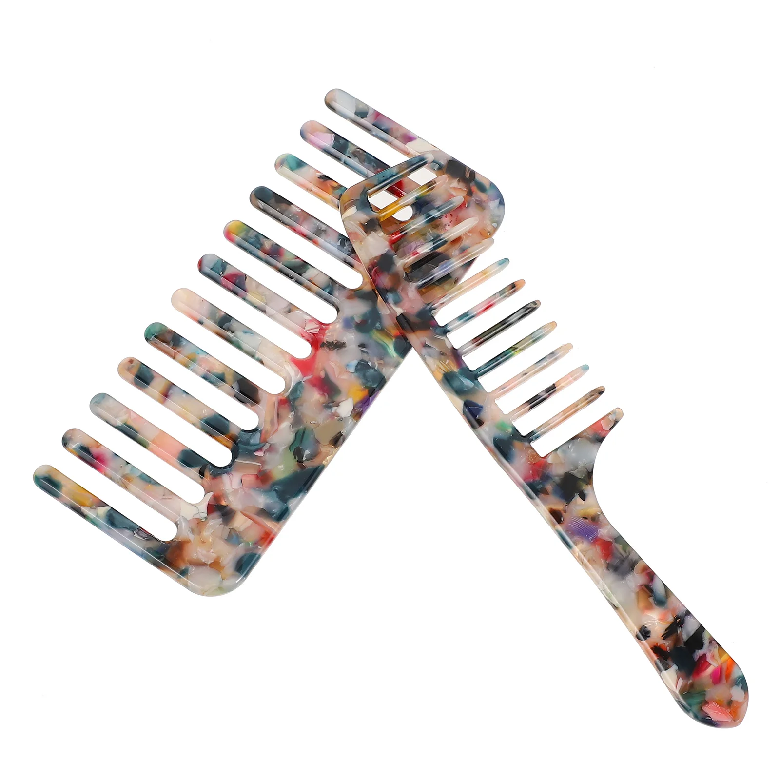 

Comb Hair Combs Widefor Detangling Styling Salon Curly Cutting Women Tortoise Fine Brush Detangler Hairdressing Tail