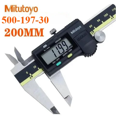 

Mitutoyo Japan цифровой штангенциркуль из нержавеющей стали 150 мм 6-дюймовый абсолютный гиматический штангенциркуль 500-196-30