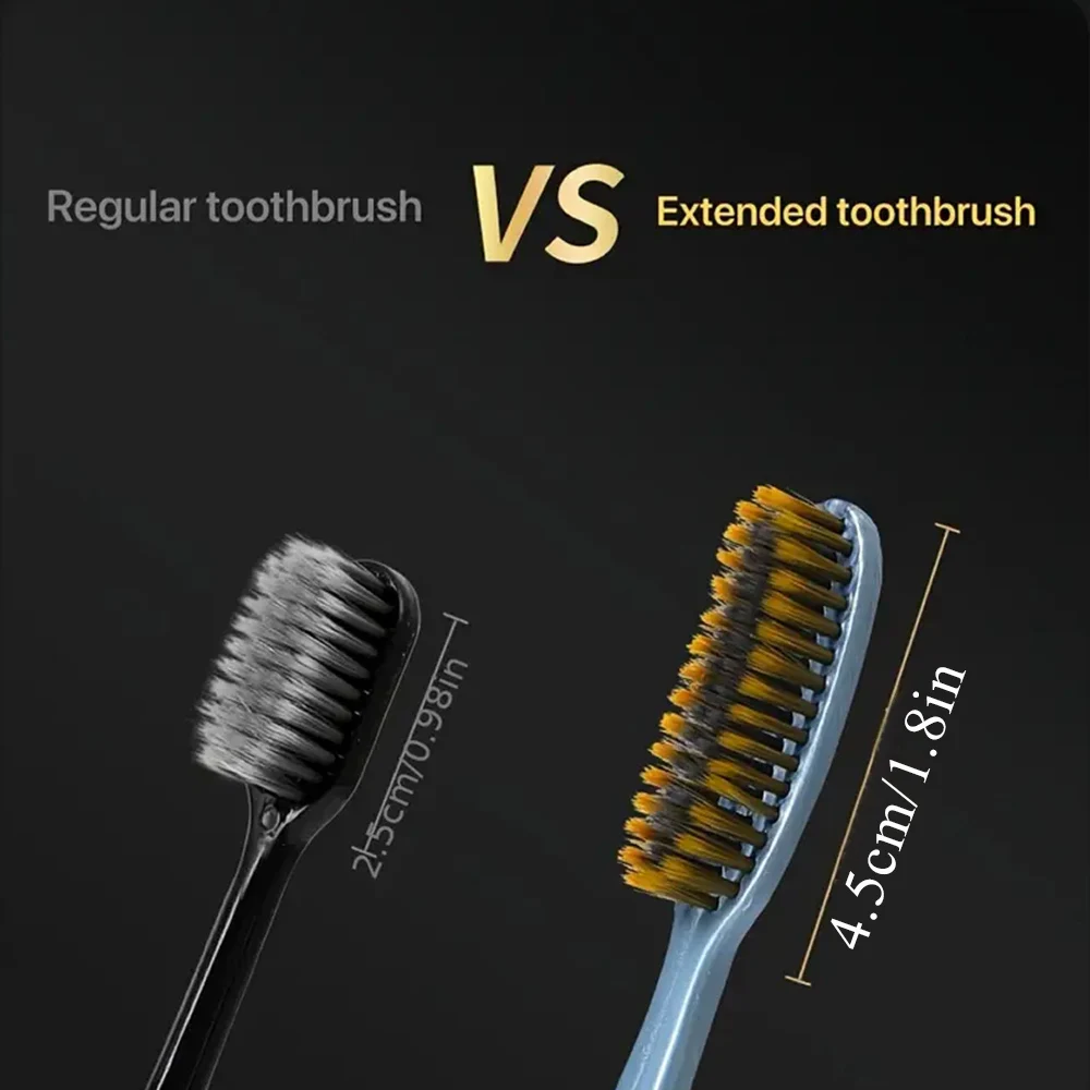 5 шт./кор. зубная щетка с огромной головкой очень жесткая и прочная для взрослых