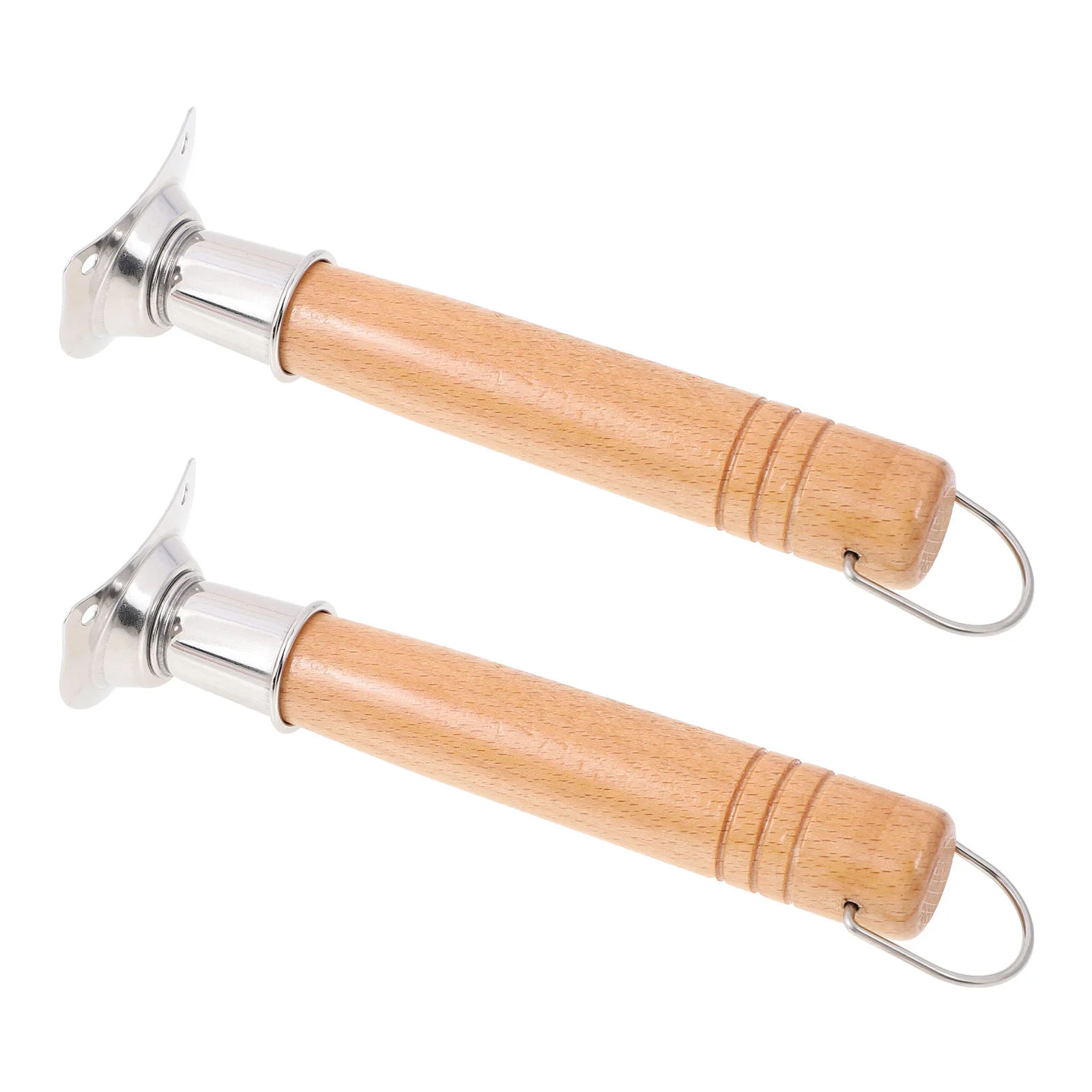 

2pcs Pot Handles Wooden Removable Panhandle Frying Pan Handle for Kitchen Home