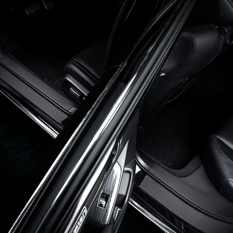 Подходит для Volkswagen ID.4 VW ID4 CROZZ 2024 2025, защитная наклейка на порог автомобиля, устойчивая к царапинам, устойчивая к царапинам