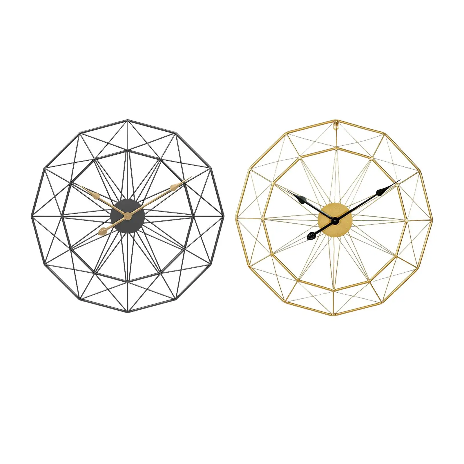 

Металлические бесшумные настенные часы, современные часы для гостиной украшение офисного ресторана