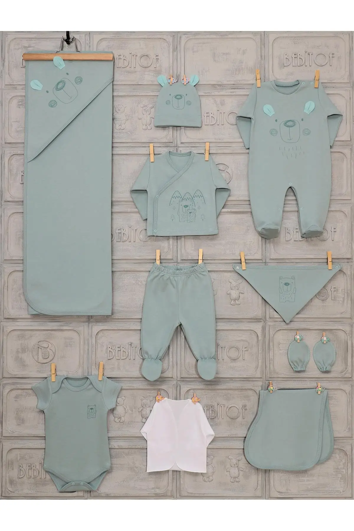 

Медведи 10 штук набор Zibin