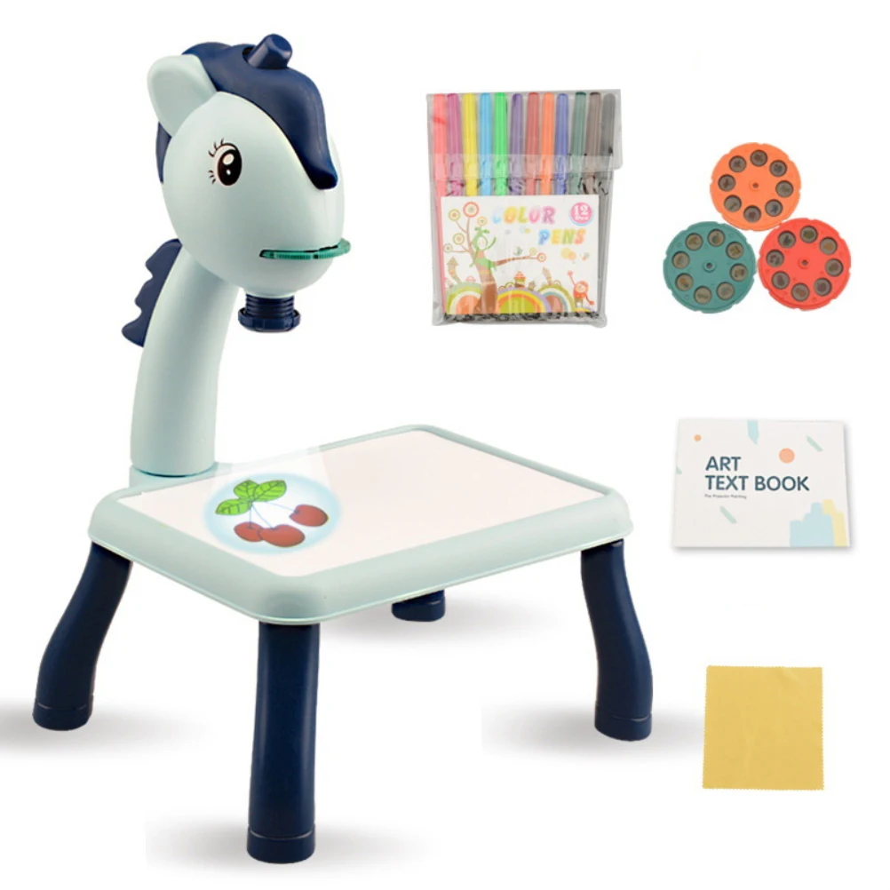 

Kid's Drawing Projector Table: Smart Sketcher Desk for Projection Painting and Learning