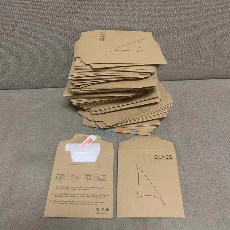 

100 шт. бумажная Розничная коробка для смарт-часов Apple iPhone Samsung пленка для объектива камеры Закаленное стекло Защитная пленка для экрана сумки