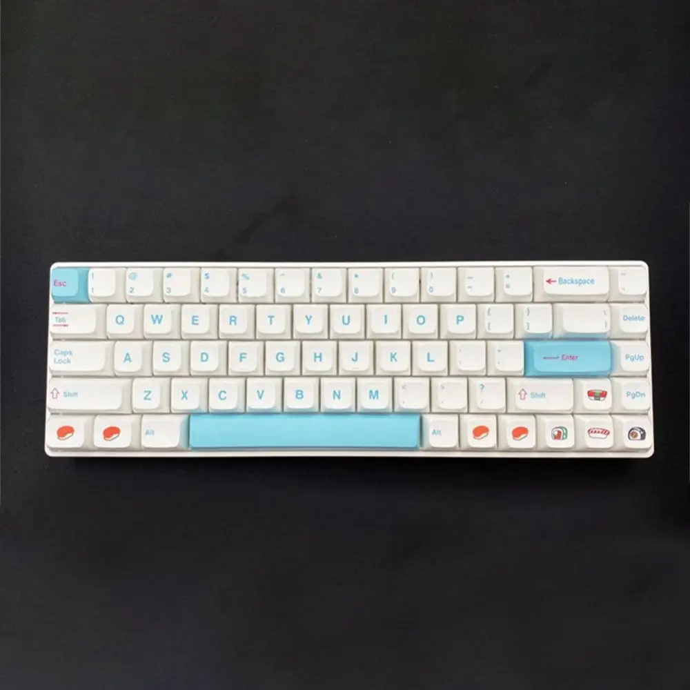 

2023 New Sushi Theme XDA Custom Japanese Anime White Keycaps PBT Set for Gaming Mechanical Keyboard Gaming Cherry MX Switches
