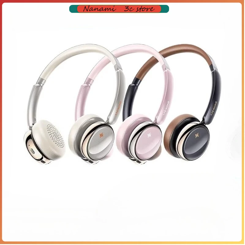 Фото Наушники FiiO SnowSky Anytime, накладные, с активным шумоподавлением, Bluetooth, длительное время работы от батареи, низкая задержка, ретро-дизайн, беспроводные. №3