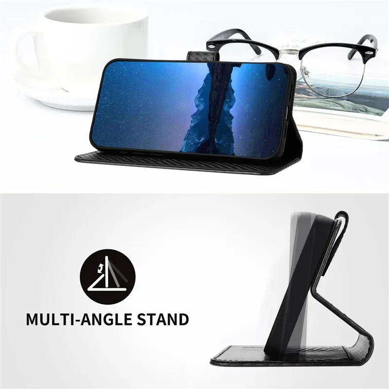 Чехол-книжка из углеродного волокна для телефона Honor X8b X7b X9B X9A X7 X8 5G HonorX8B HonorX9B