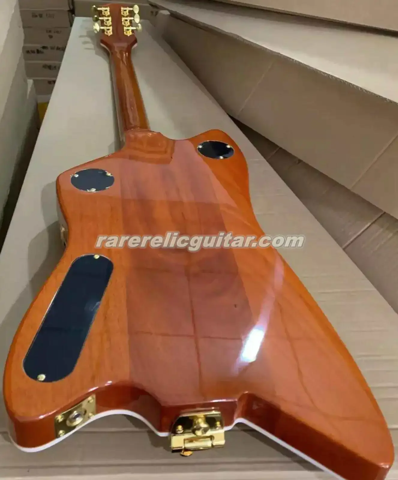 Cochran Западная оранжевая электрическая гитара Билли Бо Юпитер наконечник