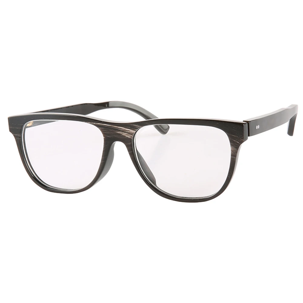 

2023 New Arrives Square Stripes Business Retro Optical Handmade Real Horn Classic Prescription Glasses Reading Eyeglass Frames