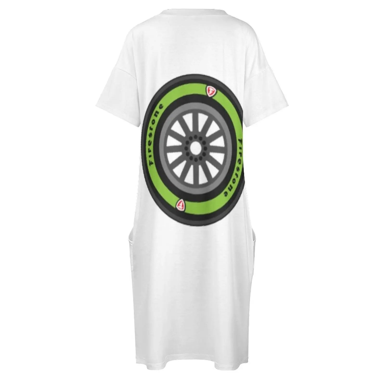 Indycar экологически чистое шиновое свободное карманное платье свадебные платья