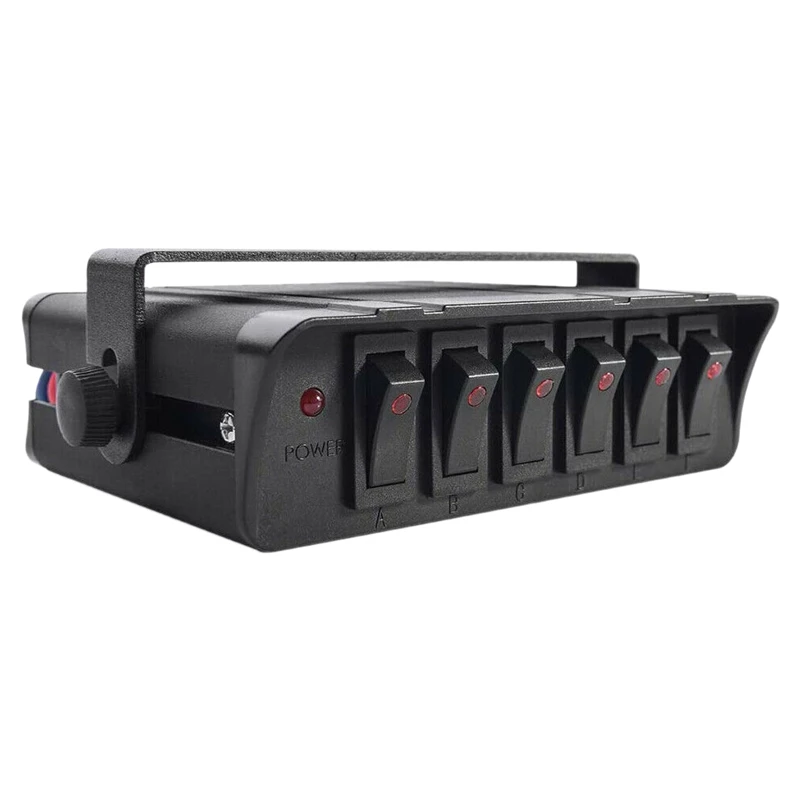 6 кнопочный переключатель вкл./выкл. Со светодиодный светильник кой 12-24 в 80 А