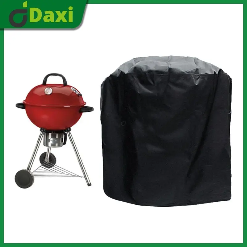 

Black Waterproof BBQ Cover Heavy Duty BBQ Accessories Grill Cover Rain Barbacoa Anti Dust Rain Gas Charcoal Electric Barbeque