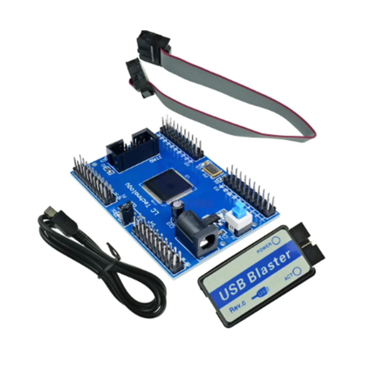 

Макетная плата Max II EPM240 CPLD, обучающая плата, USB 10-контактный соединительный кабель JTAG