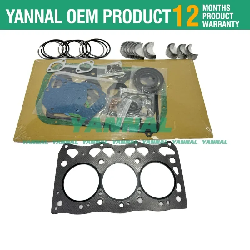 Комплект капитального ремонта 3LD2 для двигателя Isuzu John Deere 27CZTS 35CZTS Ремонт