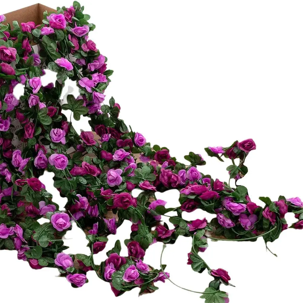 Искусственные цветы розы лоза для дома кондиционера украшение воды арочная пион