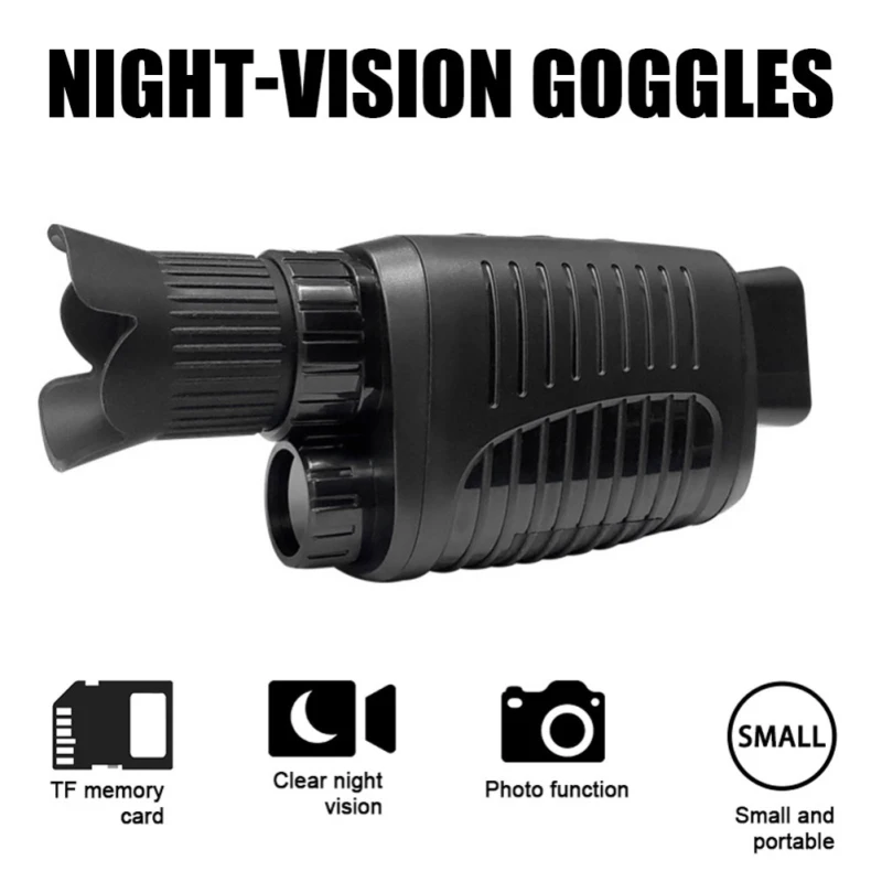 

Night Device Monocular 1080P Infrared Camera 4x Digital Zoom Hunting Telescope Wild Day Night Dual Use Photo Video