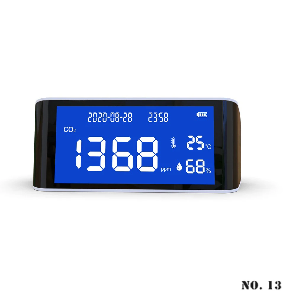 

DM69H Digital CO2 Sensor Mini Carbon Dioxide Detector Gas Analyzer Air Quality Monitor TVOC HCHO PM2.5 Detector
