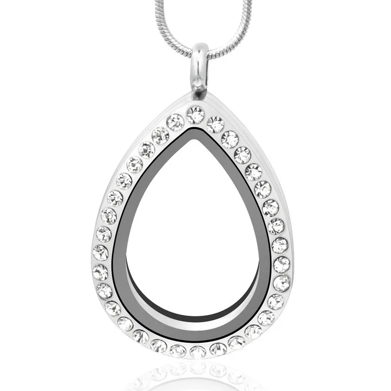 Медальон в виде капли воды подвеска магнитное стекло фоторамка для гостиной