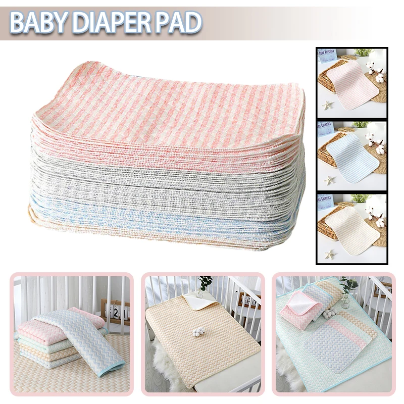 25*35cm Waterproof Baby Diaper Changing Mat Reusable Washable Travel Home Change Pad Portable Nappy Mats Pink/Blue/Brown