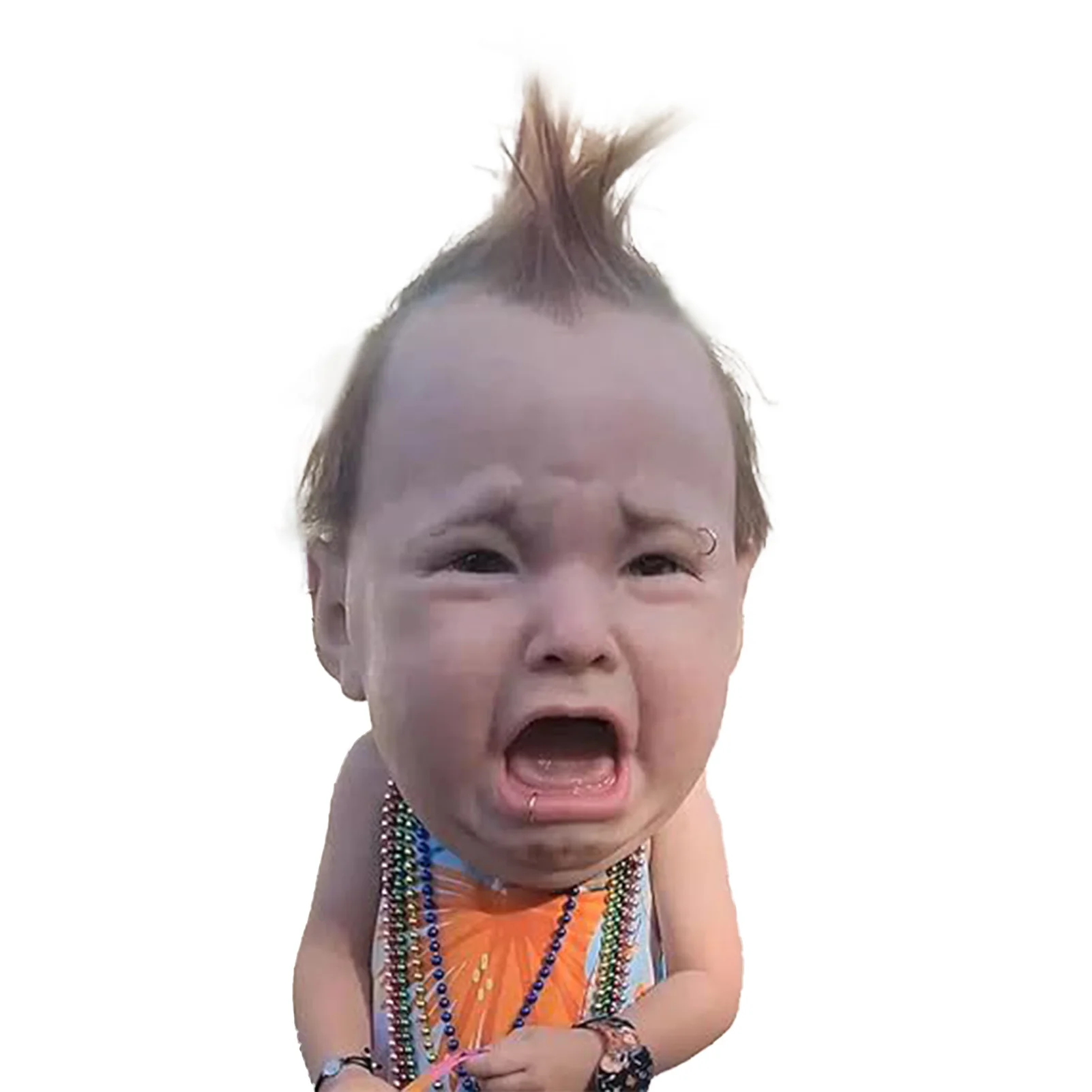 Детские маски в стиле панк для плача безопасная латексная маска головы