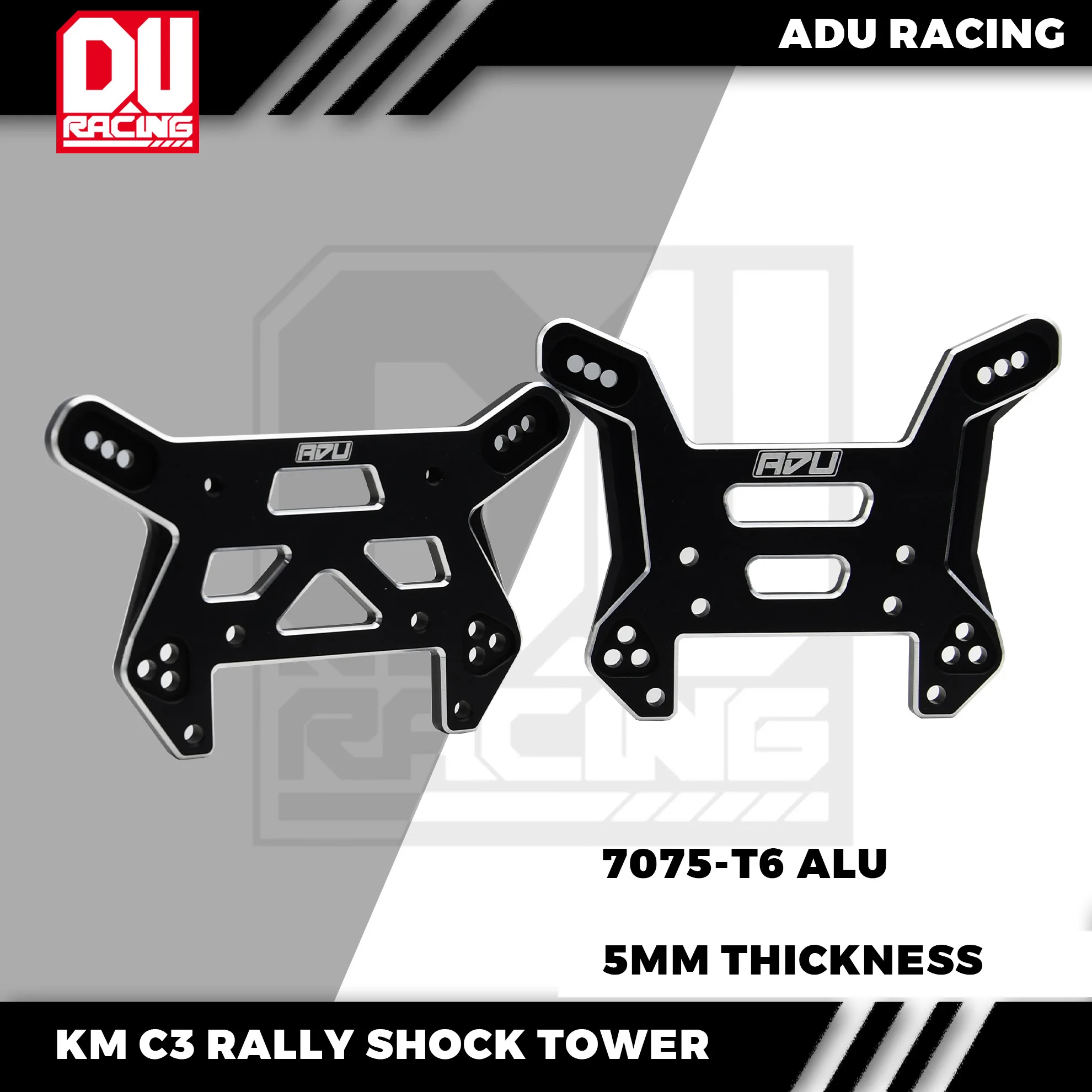 ADU RACING 7075-T6 ALU KM 1/7 C3 ралли KINGMOTOR shock tower