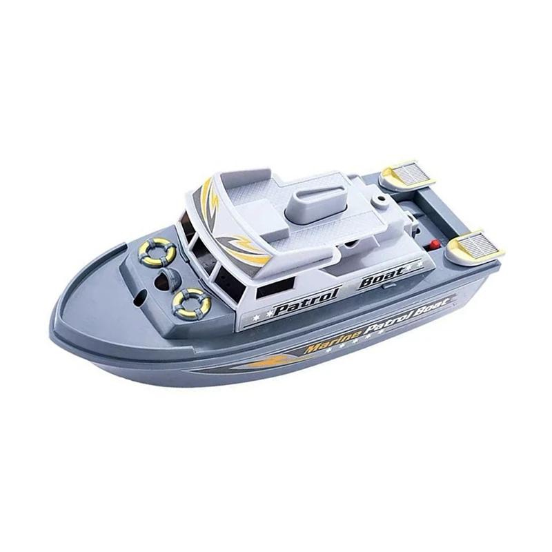 Скоростная лодка водная игрушка электрическая патрульная Игрушечная модель с