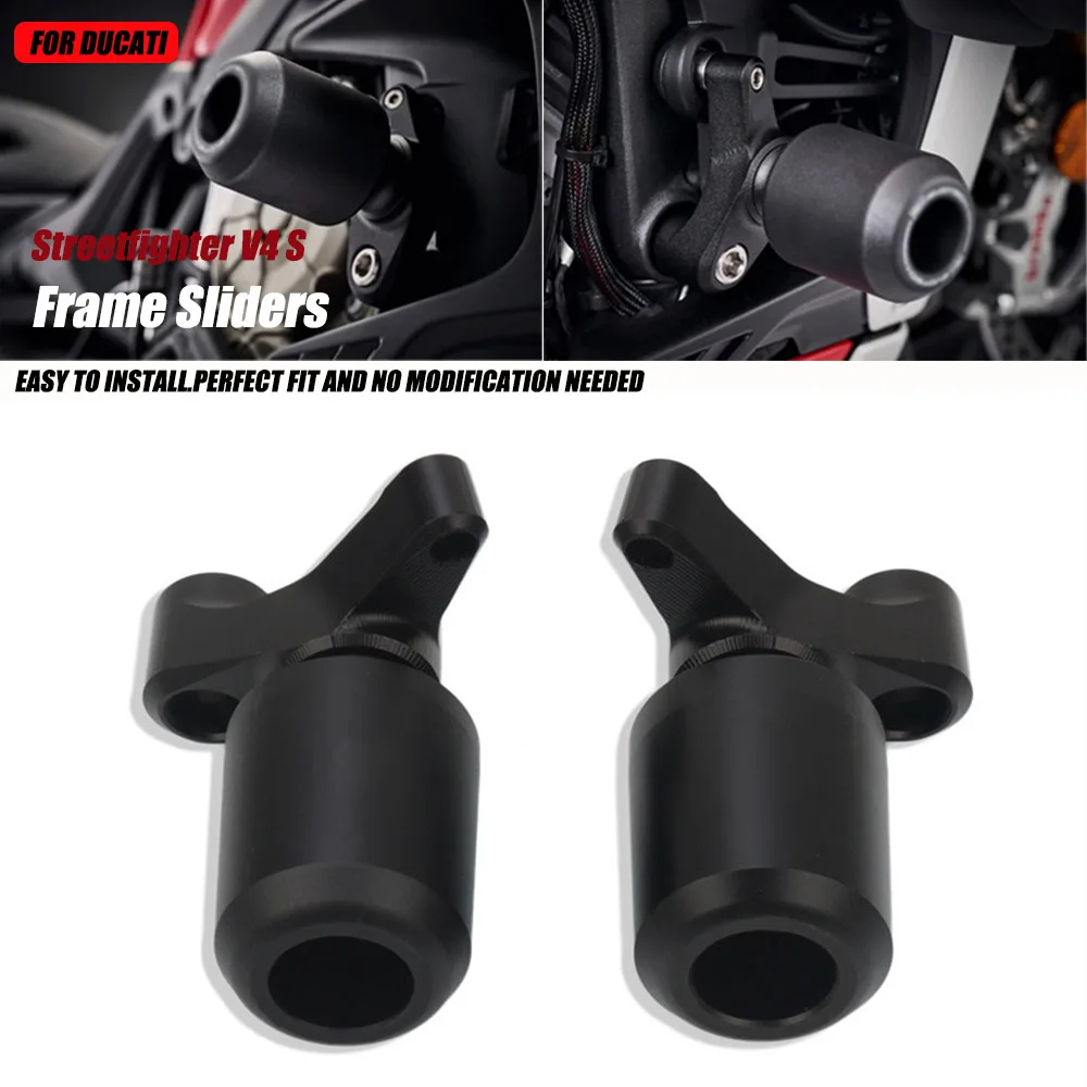 

Frame Slider for Ducati Streetfighter V4 V4S 2020 2021 2022 CNC Motorcycle Fall Protection Frame Slider Fairing Crash Protector