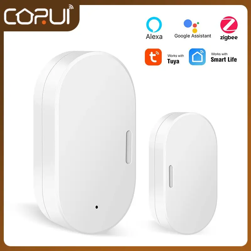 

Door Detectors Google Home Remote Monitoring Smart Security Alarms Alexa Tuya Smart Door Window Magnetic Sensor Zigbee Wireless