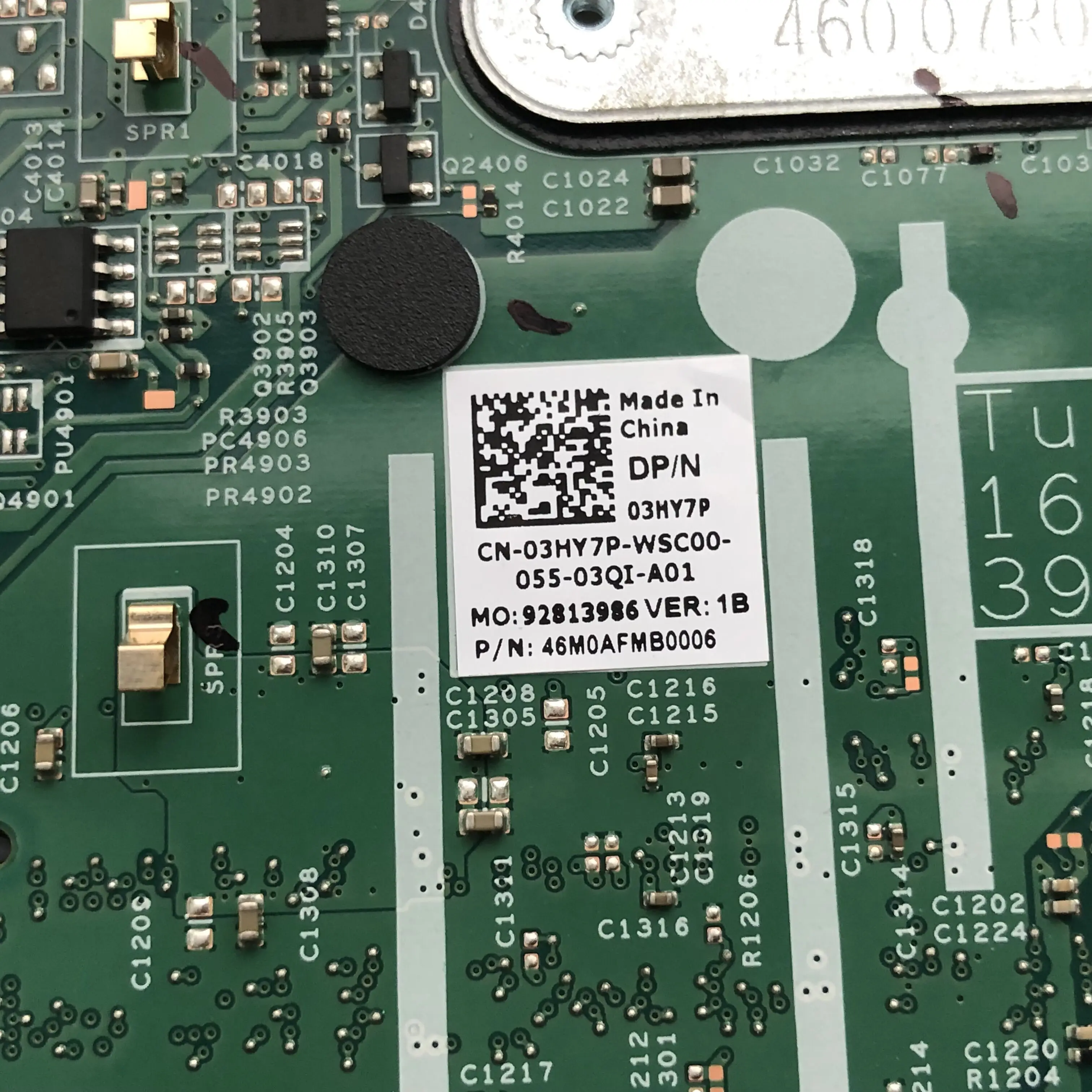 Восстановленный для DELL INSPIRON 15 3565 SERIES AMD A6-9225 CPU DDR4 материнская плата ноутбука ПК 3HY7P