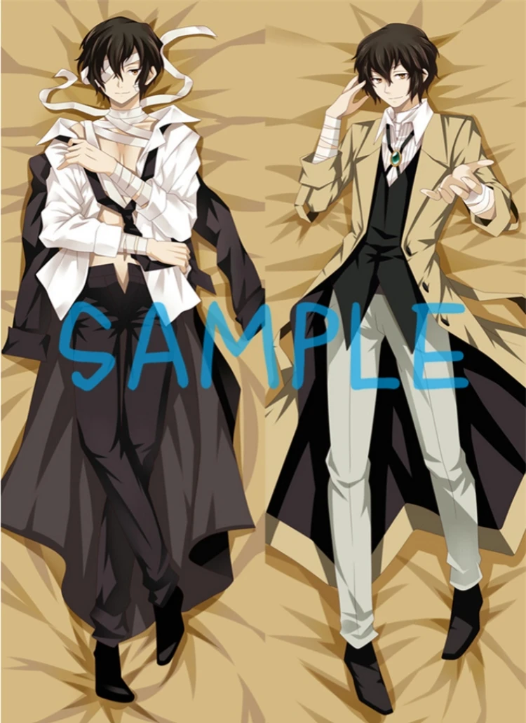 Аниме Dazai Osamu Косплей Мультфильмы Dakimakura Наволочка Обнимающее тело Опора