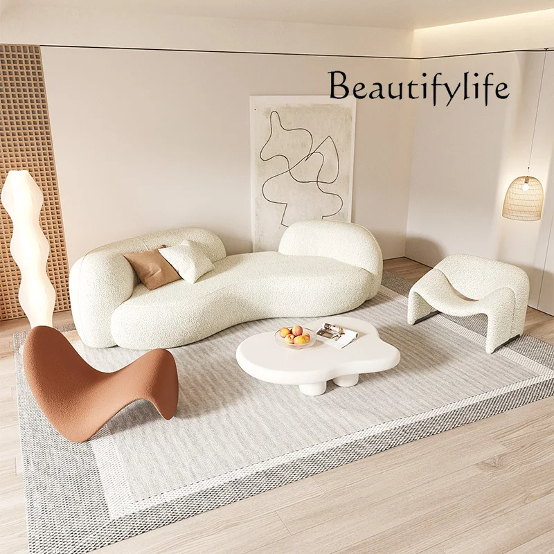 Wabi Sanfeng B &amp Изогнутый диван для салона красоты принимает индивидуальный